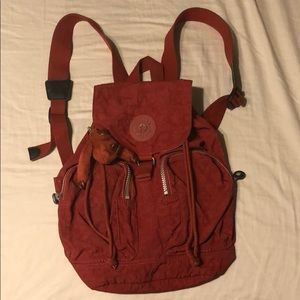 Kipling red backpack